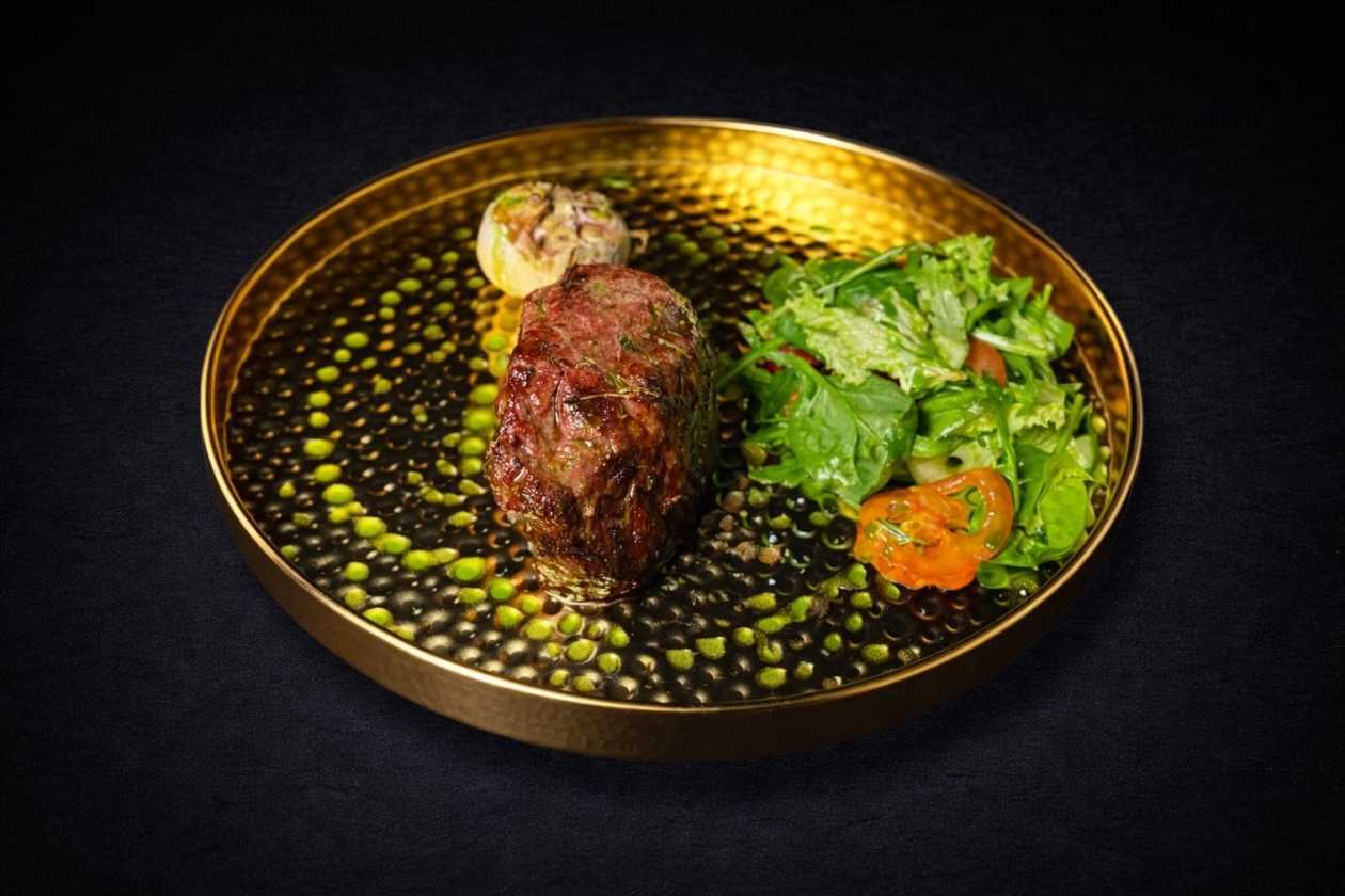 Filet Mignon with Crispy Salad