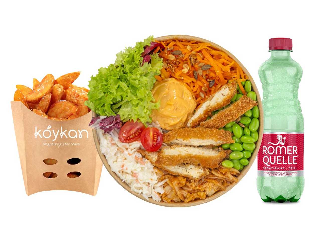 Katsu Kuřecí Salát Menu