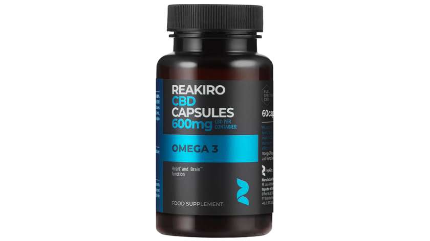 Reakiro Omega 3 CBD Gel Capsules 600mg 60szt