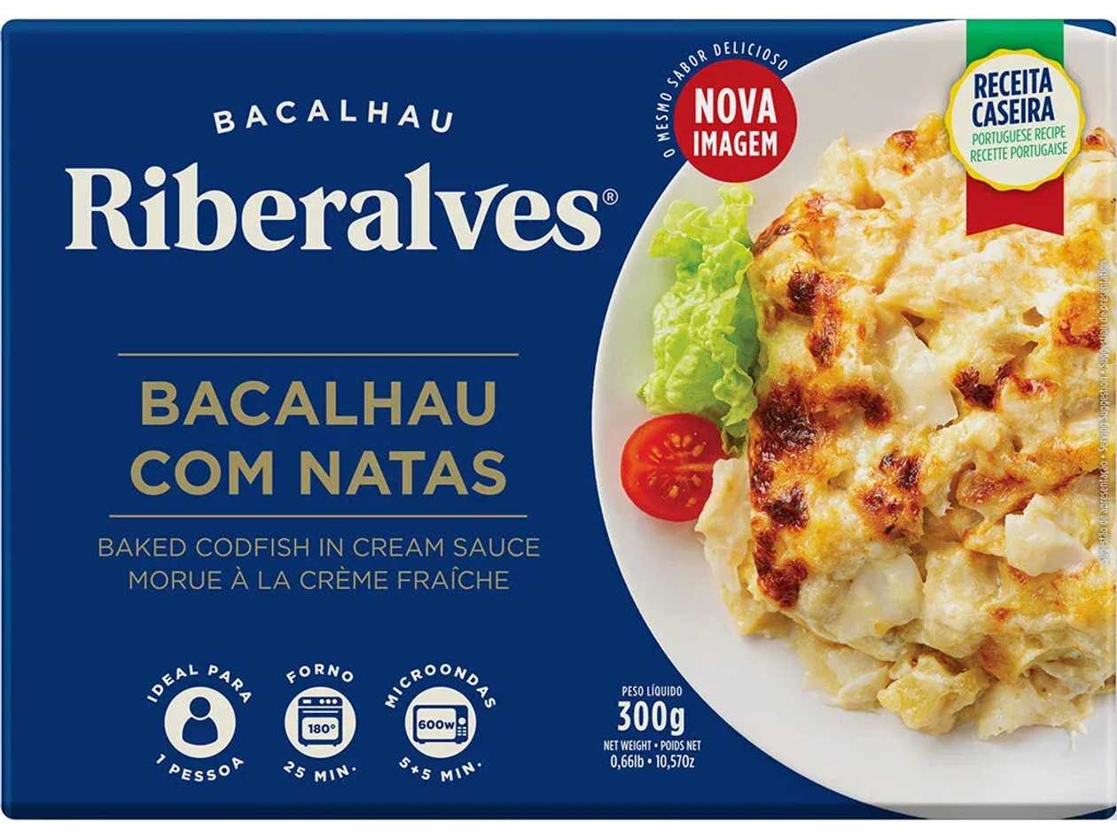 BACALHAU COM NATAS RIBERALVES 300G