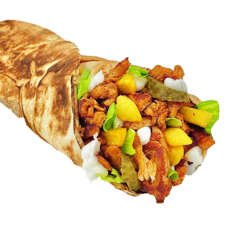 Șaorma pui sandwich