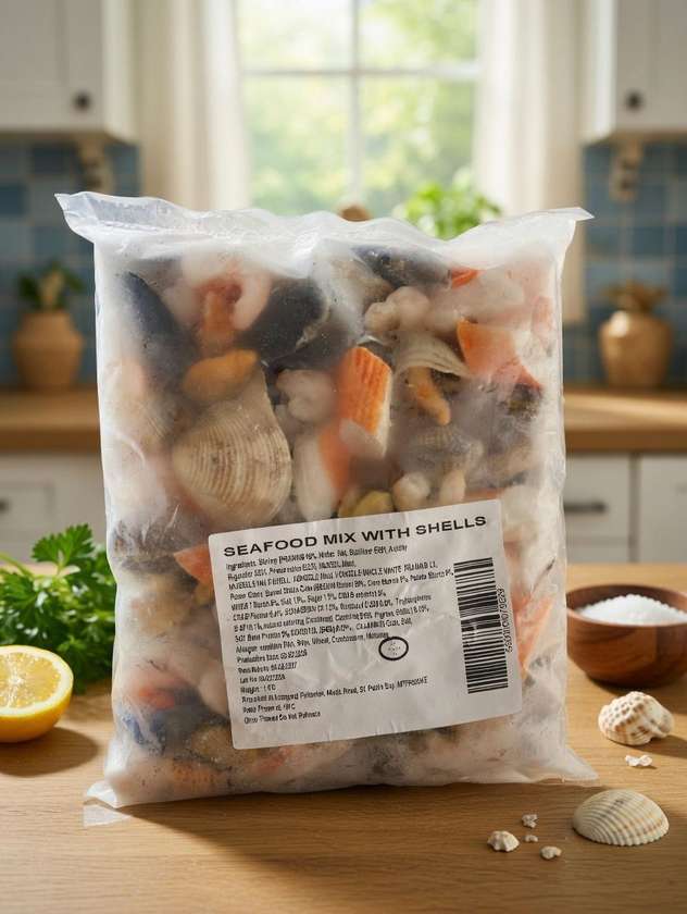 Sea Food mix with Shells