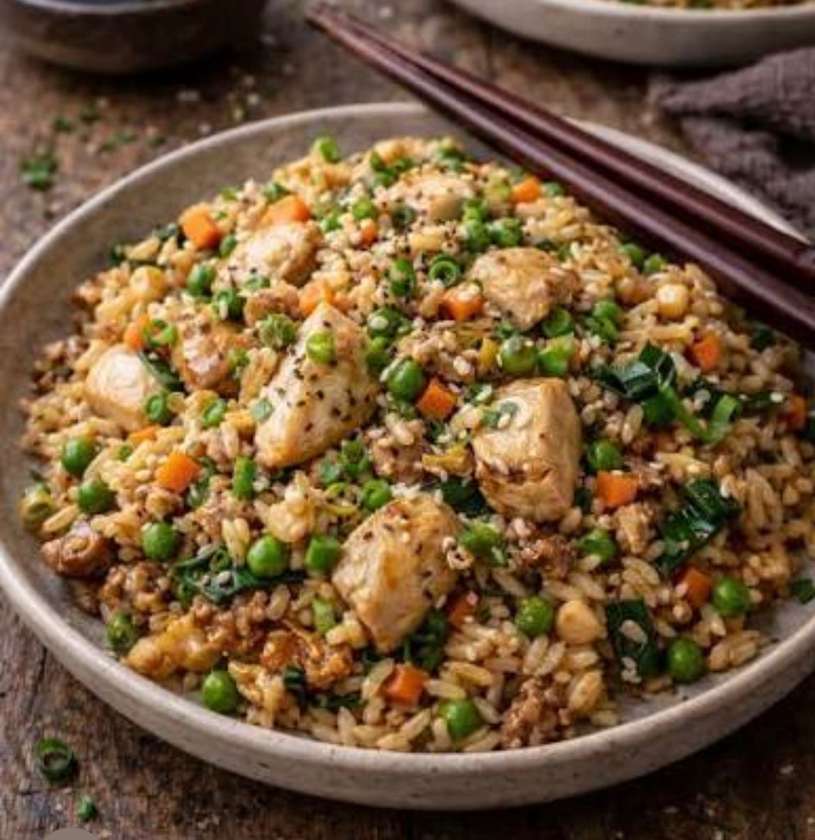 Chicken Sesame Fried Rice