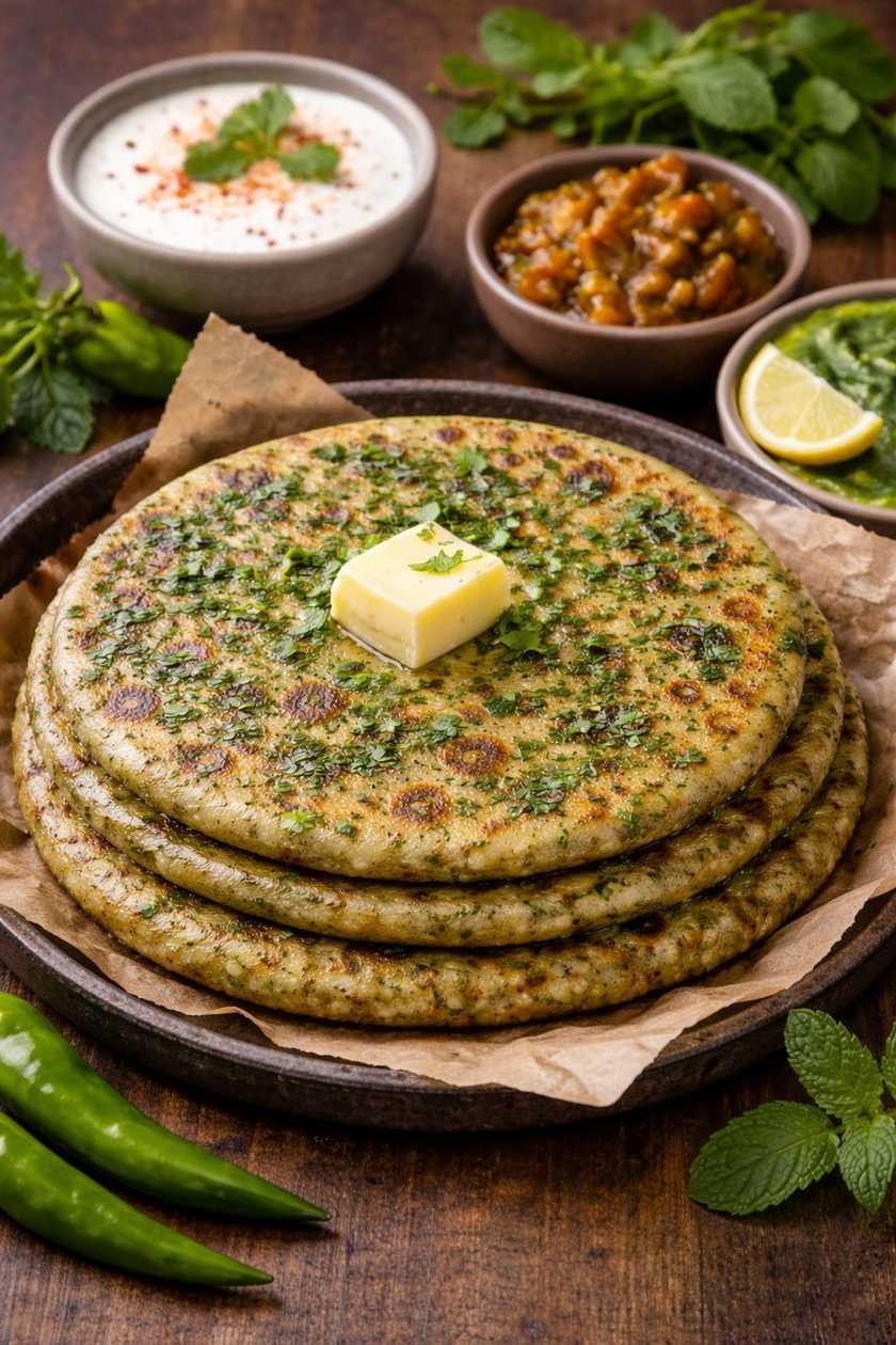 Pudina Parantha
