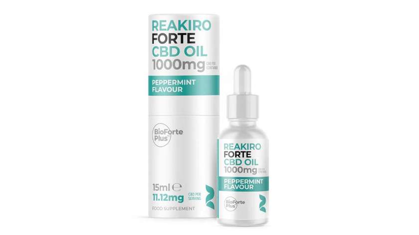 Reakiro Forte Oil CBD 1000mg Peppermint 15 ml