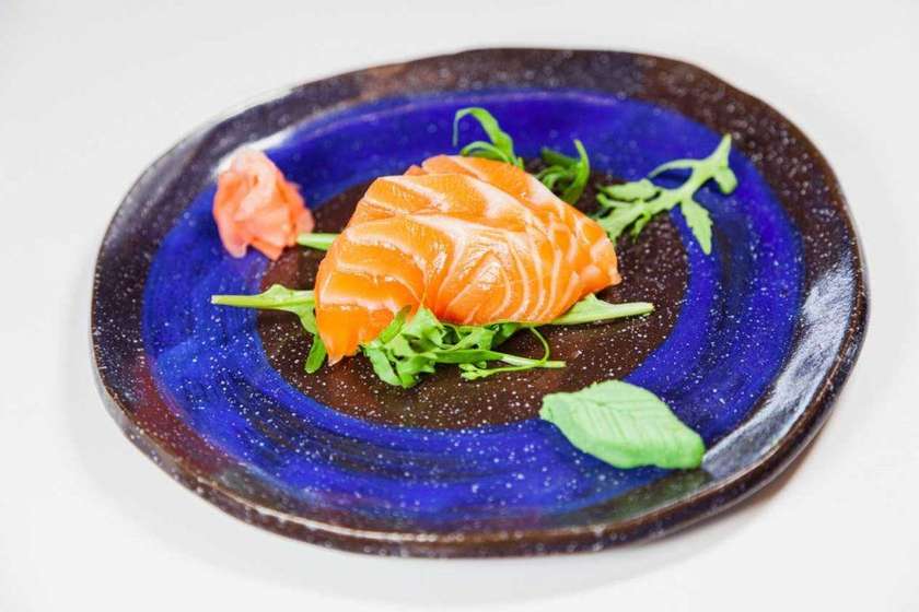 Salmon sashimi 4 buc