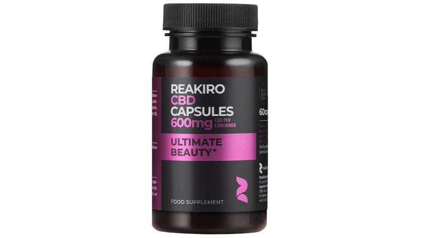 Reakiro Ultimate Beauty CBD Gel Capsules 600mg 60szt