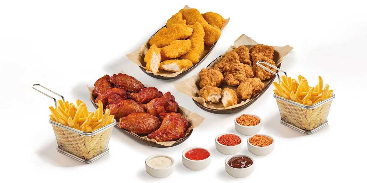 TRIO SET: WINGS, STRIPS AND NUGGETS