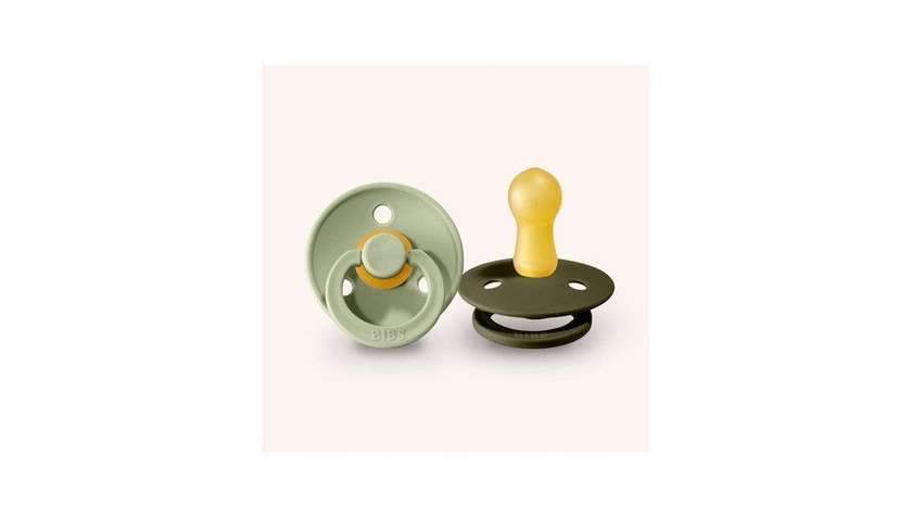 BIBS Colour čiulptukai Sage / Hunter Green 6-18 mėn, 2 vnt
