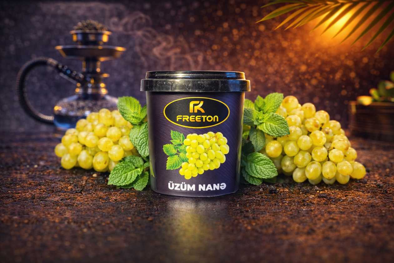 FREETON 50 qram Tütün Üzüm Nanə