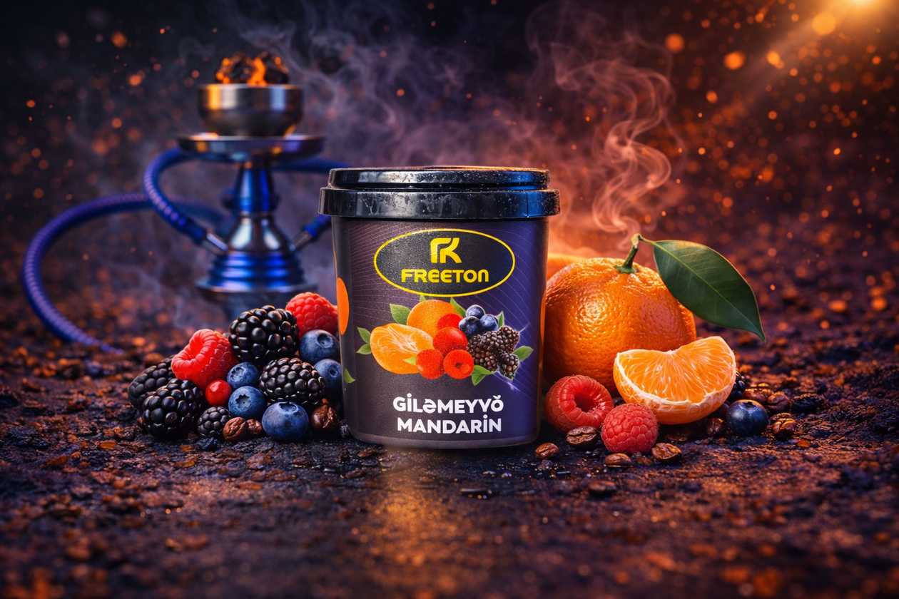 FREETON 50 qram Tütün Giləmeyvə Mandarin