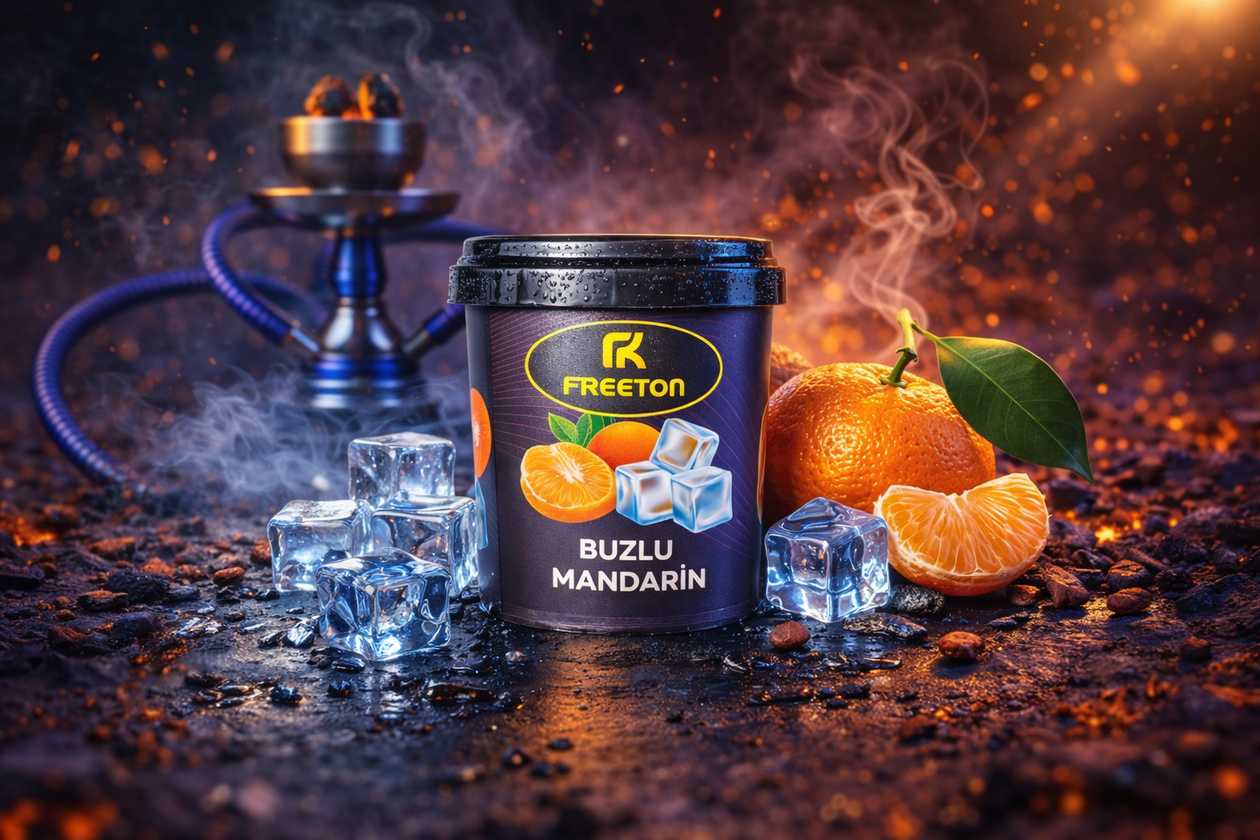 FREETON 50 qram Tütün Buzlu Mandarin