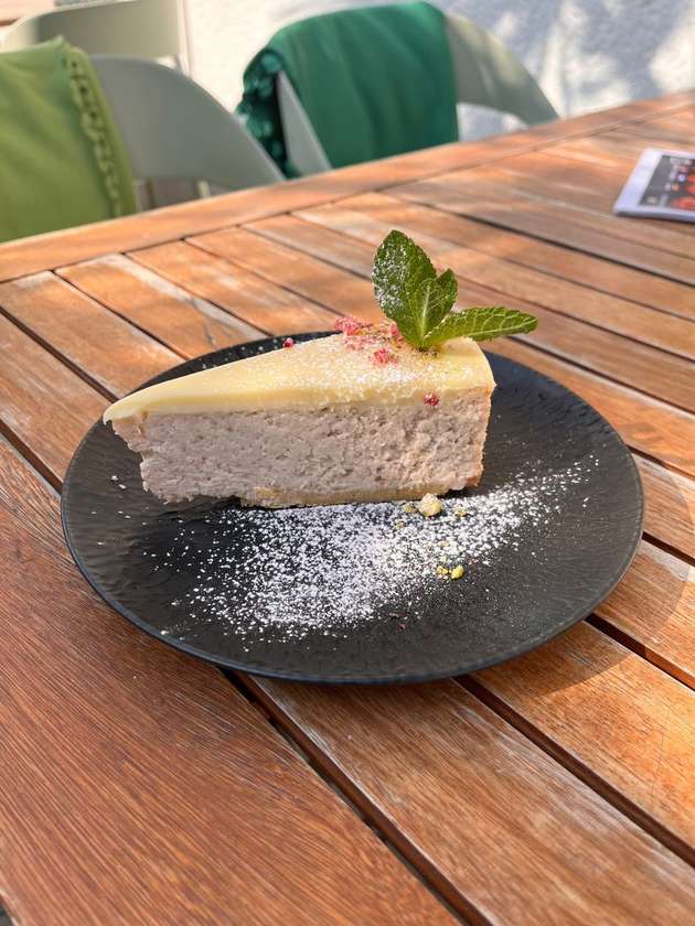 Gaštanový cheesecake