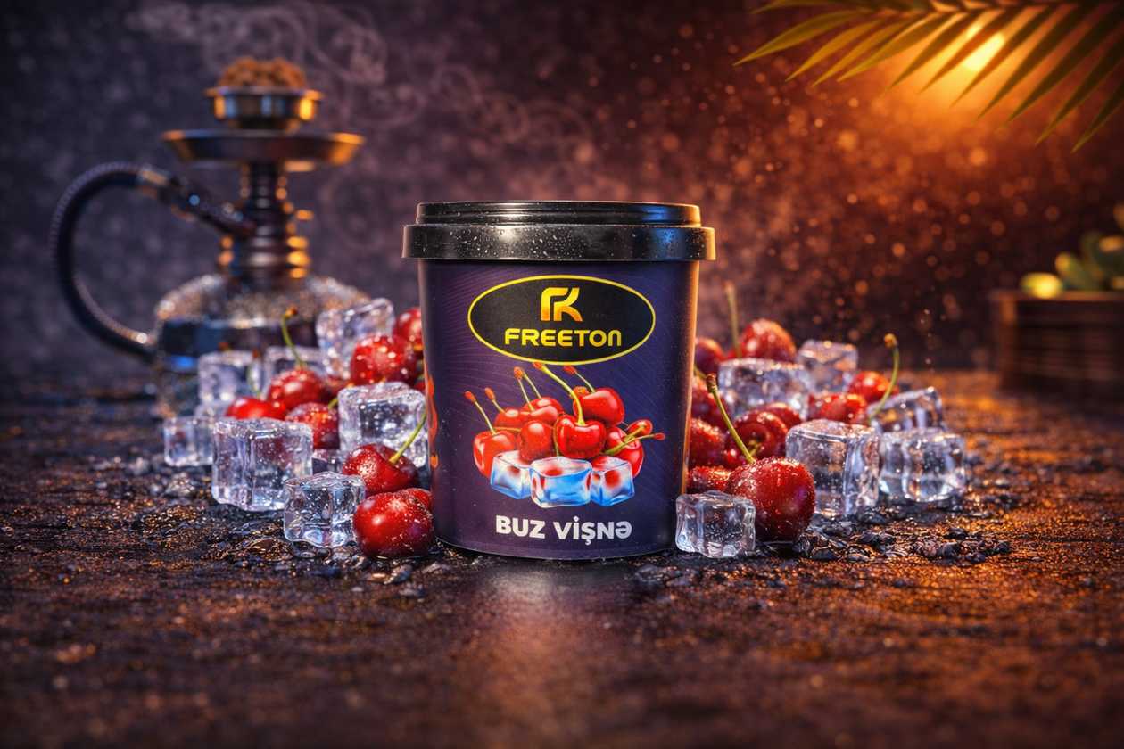 FREETON 50 qram Tütün Buz Vişnə