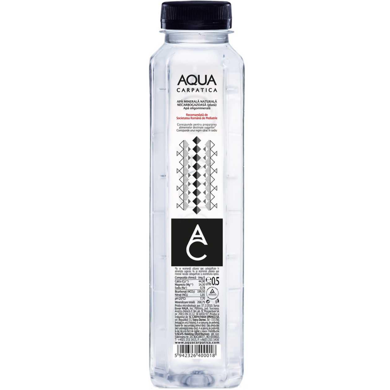 Aqua Carpatica Necarbogazoasa 0.5L