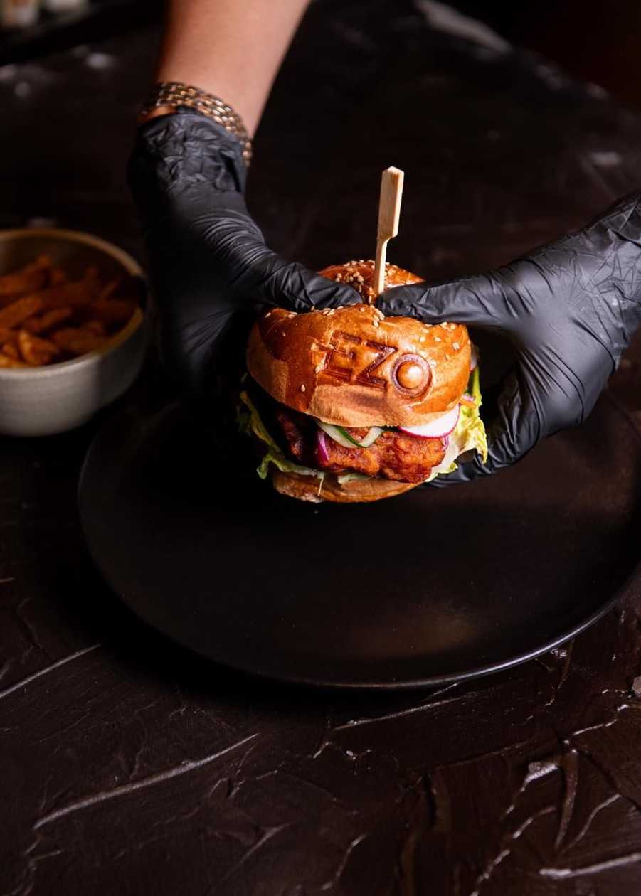 korean chicken burger