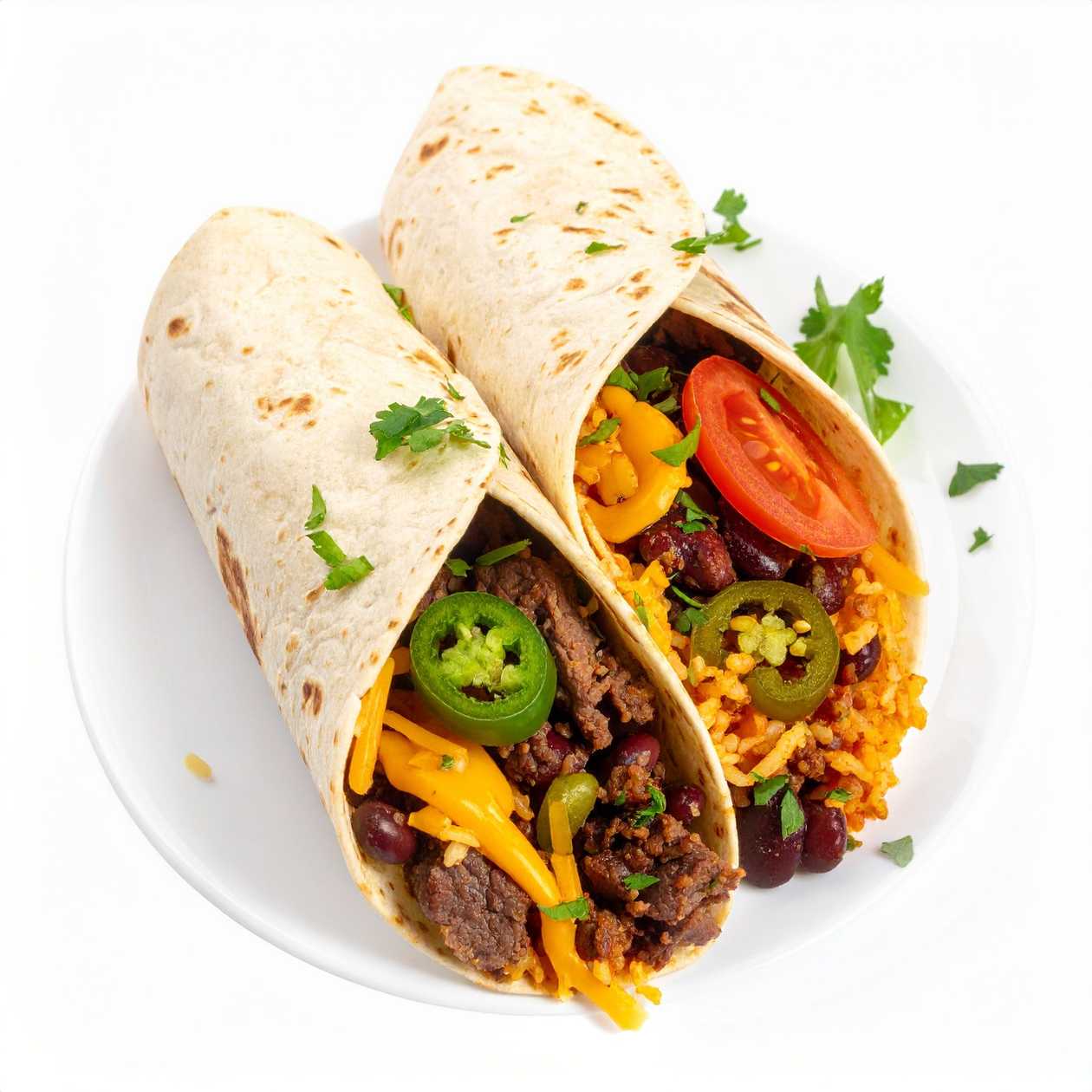 Beef Buritto  (1,3,7)