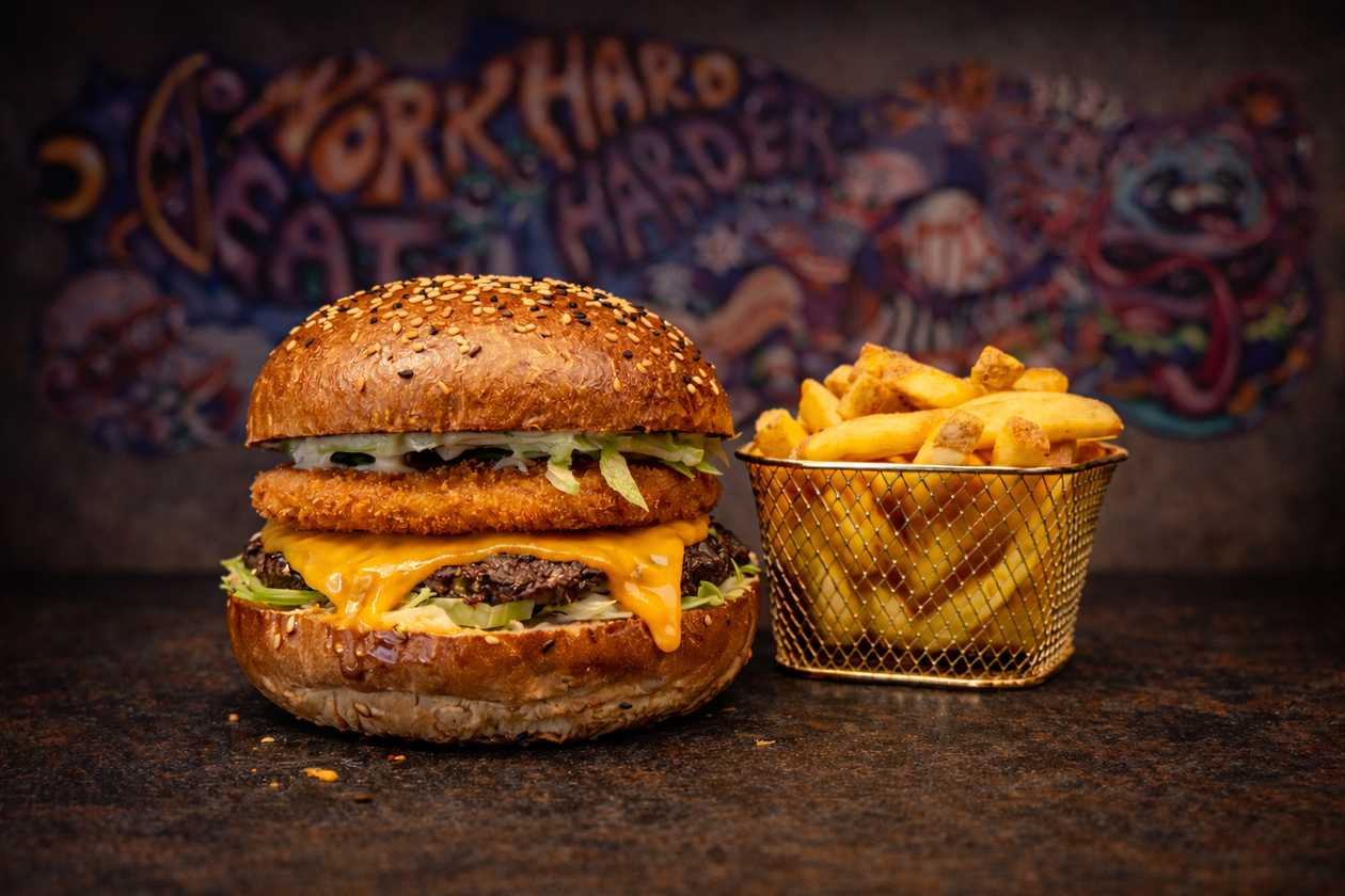 CHEDDAR Burger Menu