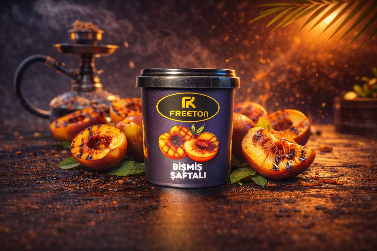 FREETON 50 qram Tütün Bişmiş Şaftalı
