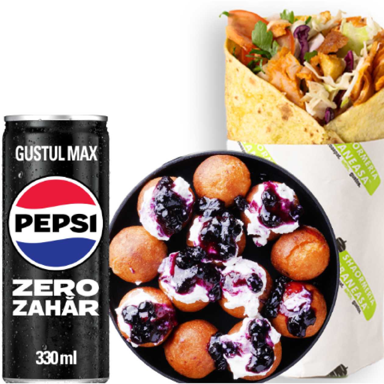 Meniu Shaorma cu Desert