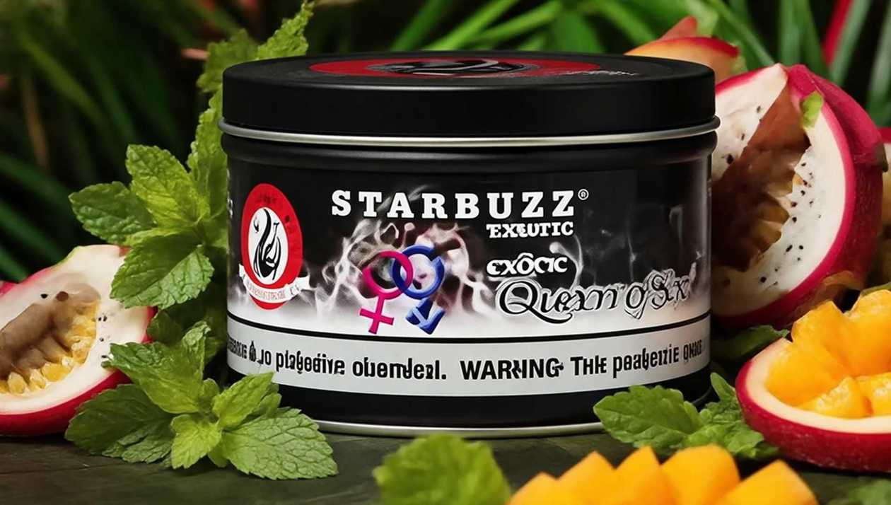 STARBUZZ EXOTIC Queen of Sex(Tropik Meyvələr+Nanə) 250qr