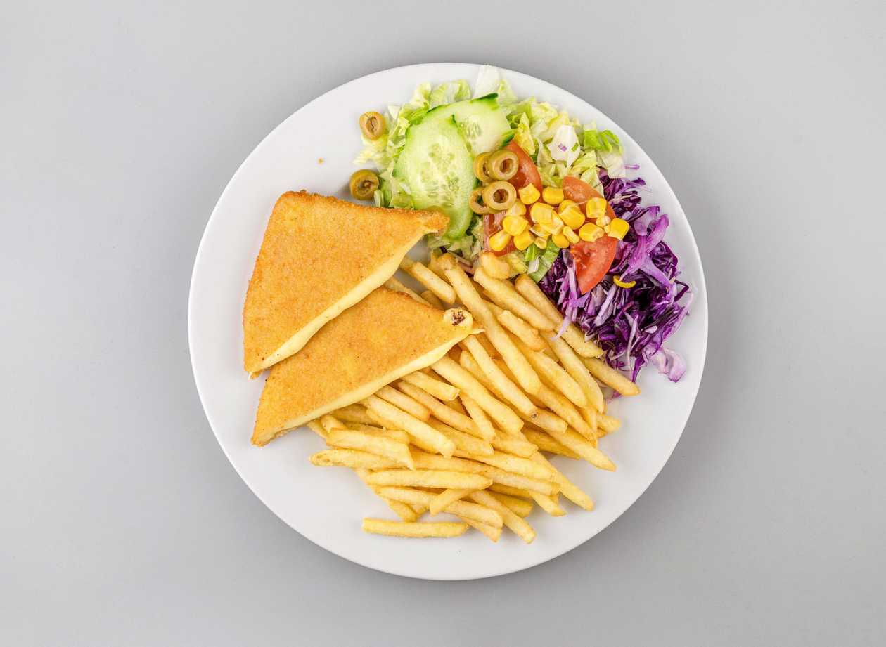 Fried Cheese in Panko Breadcrumbs