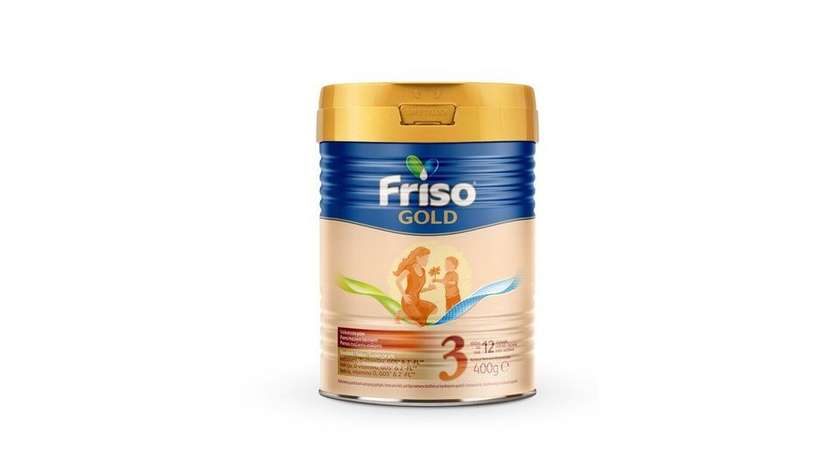 FRISO GOLD 3 tolesnio maitinimo pieno mišinys vaikams nuo 12 mėnesių, 400 g