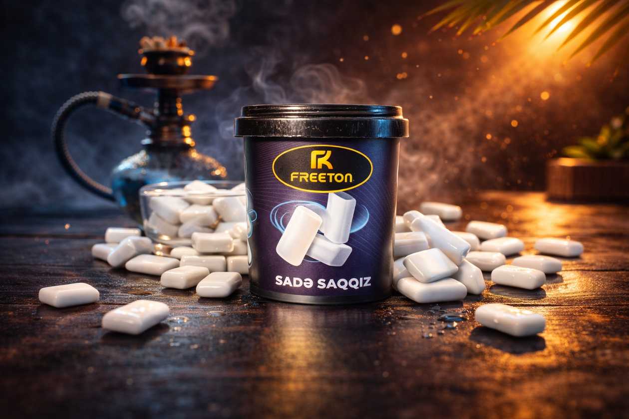 FREETON 50 qram Tütün Sadə Saqqız