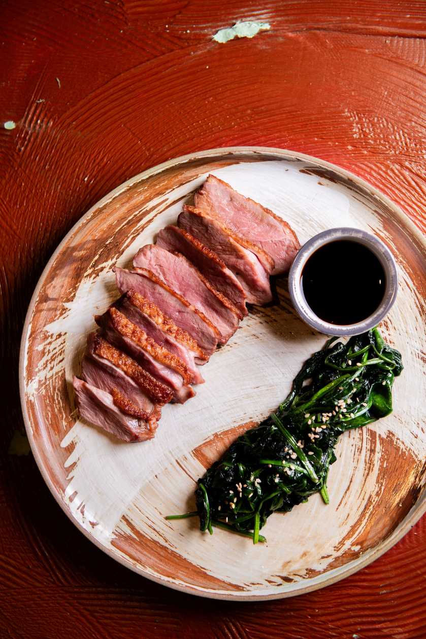 Hawker style duck breast