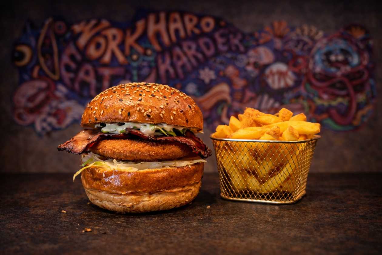 MINI CHEDDAR Burger Menu