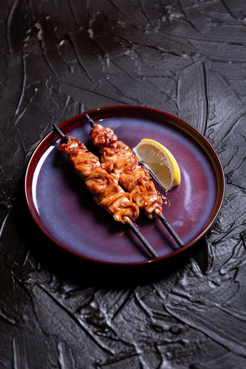 Chicken skewers: Teriyaki