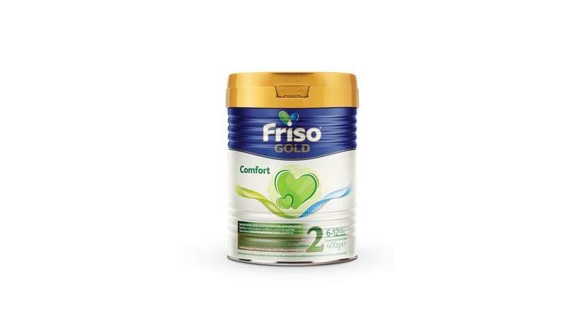 FRISO GOLD COMFORT 2 tolesnio maitinimo specialios paskirties pieno mišinys kūdikiams nuo 6 mėnesių, 400 g