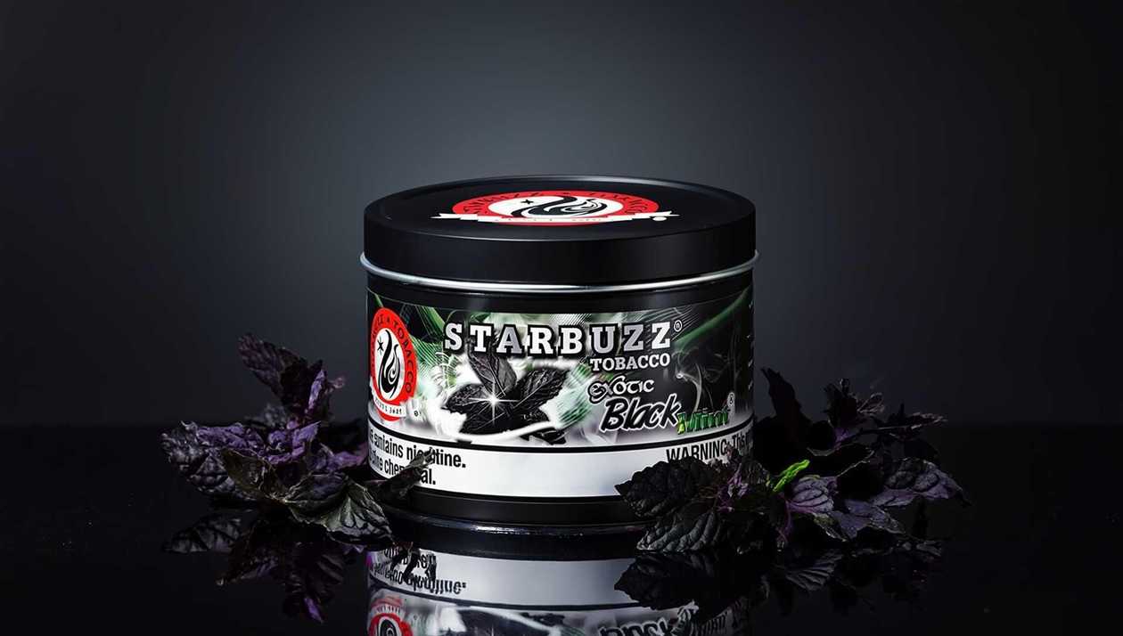 STARBUZZ EXOTIC BLACK MİNT(QARA NANE) 250qr