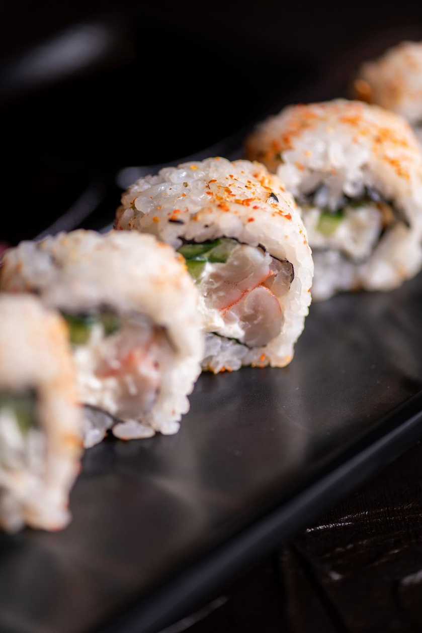 California roll with shrimp