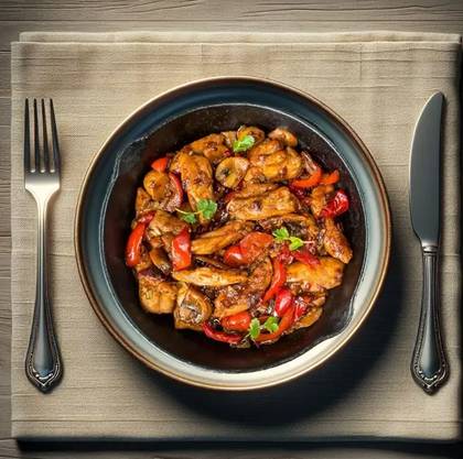 Tigaie picanta de porc