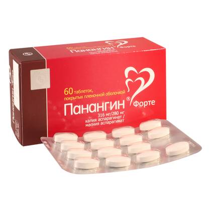 Panangin Forte Tablet 316mg + 280mg #60