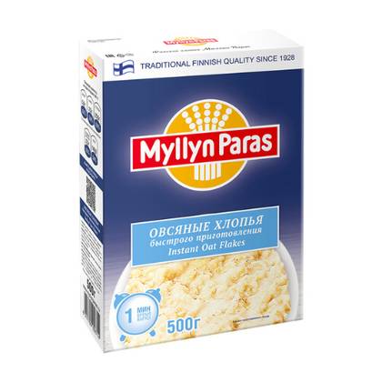 Milin Parasi - Oatmeal "1928" Flakes for Infants /1 Month/ /1 Year+/ 500g 8714