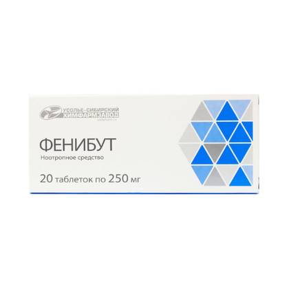 Phenibut Tablets 250mg #20