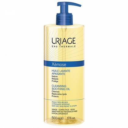 Urjaji - Ksemosi Cleansing Oil for Face/Body for Dry Atopic Itchy Skin 500ml 5923