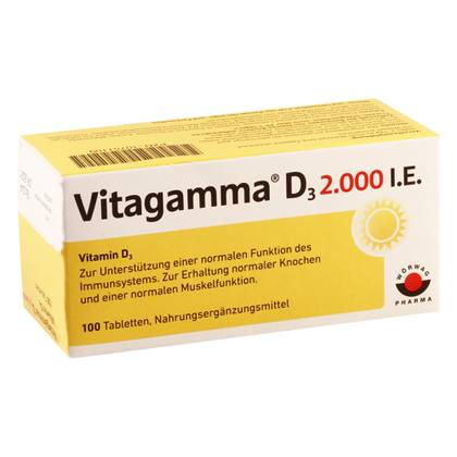 Vitagama D3 Tablet 2000 IU #100