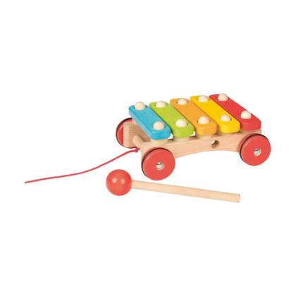 Goki - Toy Xylophone with Wheels /1yr+/ 61894