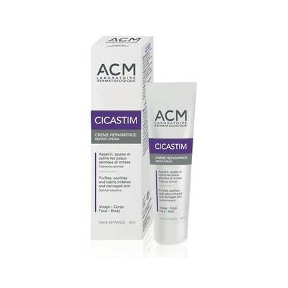Isispharma - ACM Cicastim Face/Body Cream Restorative/Soothing for Damaged Skin 20ml 0540