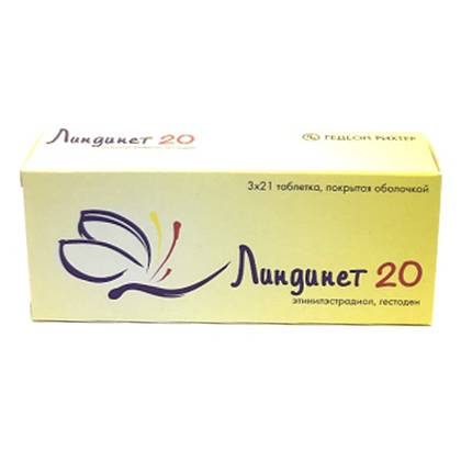 Lindinet 20 Tablets 0.02mg + 0.075mg #63