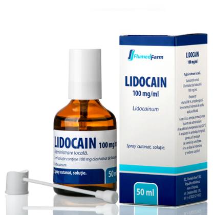 Lidocaine Spray for Local Use 10% 50ml Bottle #1