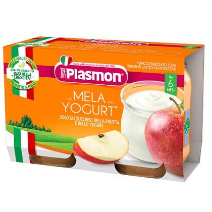 Plasmon - Yogurt with Apple /6m+/ 120g 7793 #2