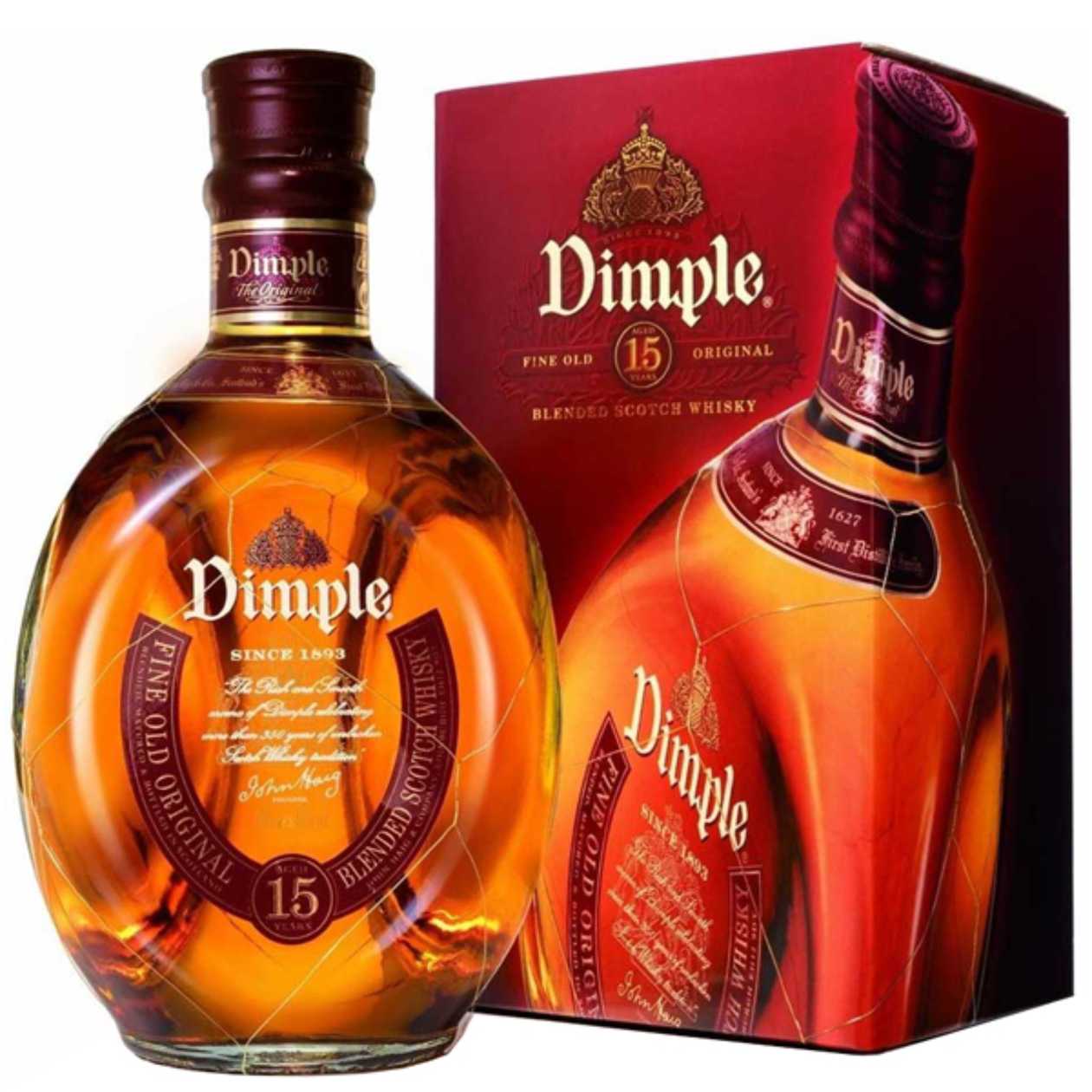 Dimple 15 YO Blended Scotch Whiskey 0.7L