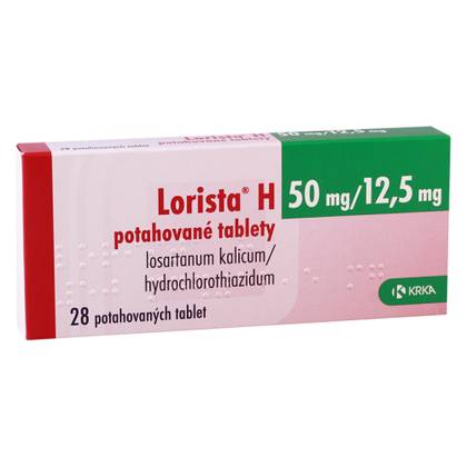 Lorista H Tablet 50mg + 12.5mg #28
