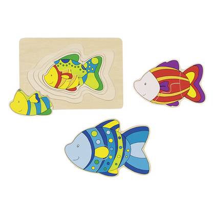 Goki - Toy Puzzle "Fish" 57897