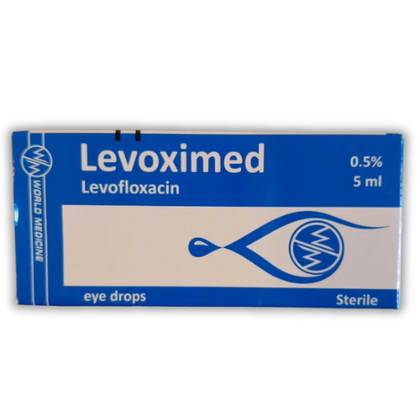 Levofloxacin Eye Drops 5mg/1ml 5ml Bottle #1