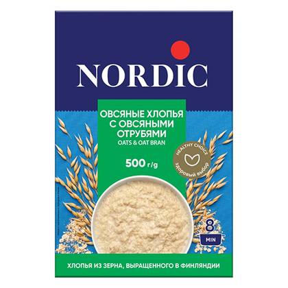 Nordic - Oatmeal with Whole Grain Oats /1 Year+/ 500g 0077